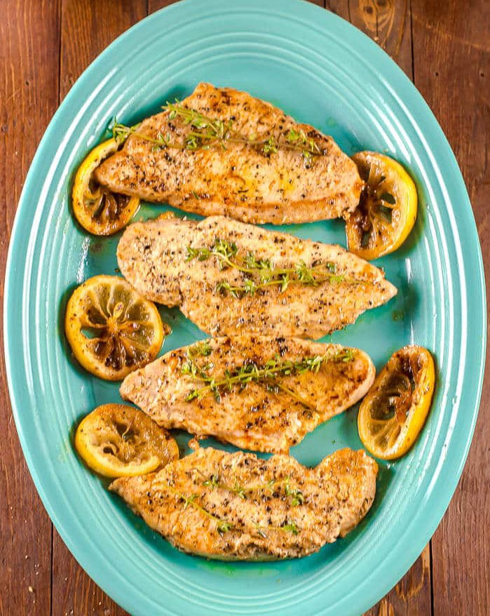 Turkey Steak with thyme and rosemary