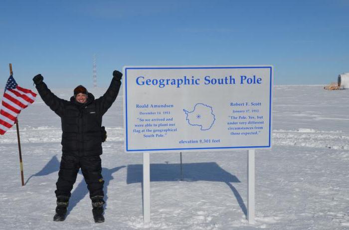 緯度では、南極