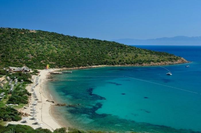 resorts of the Aegean sea in Turkey