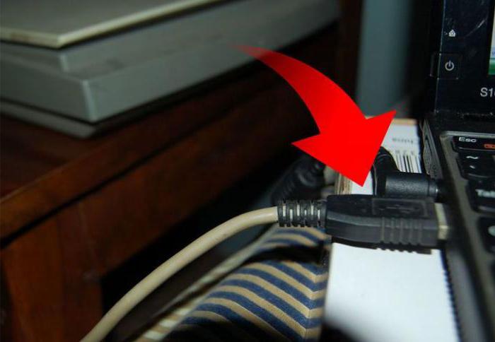 how to connect the scanner and the printer to the laptop