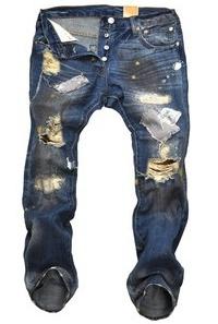 如何擦掉油漆的牛仔裤