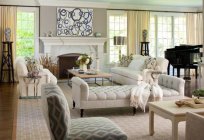 Interior in living room at home: design ideas, design features and recommendations