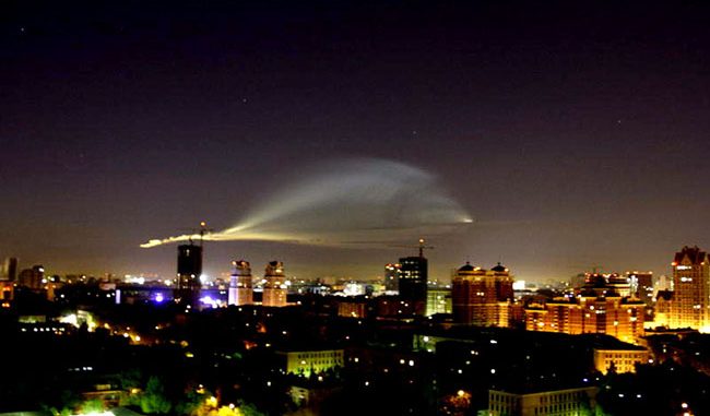 in Omsk sahen UFO