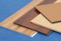 A PVC panel: a selection of luxurious, yet affordable finishes
