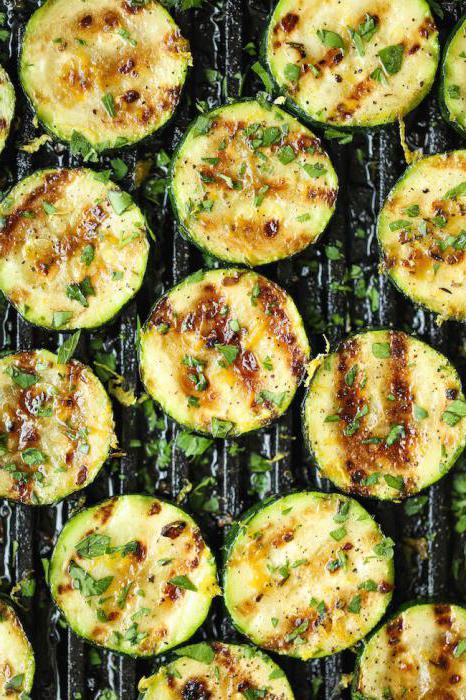 squash on the grill