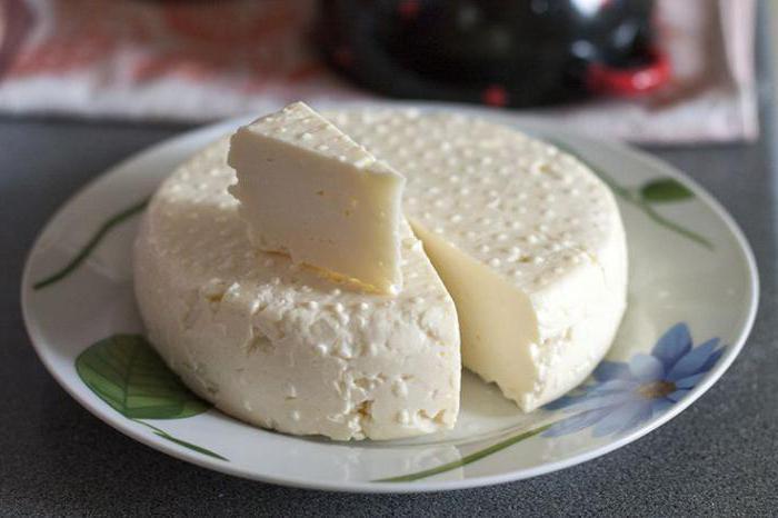 Adyghe Käse Kalorien auf 100 Gramm Protein-Gehalt