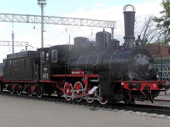 the steam locomotive Museum at Riga station