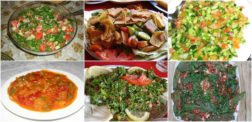 Лепшыя арабскія салаты