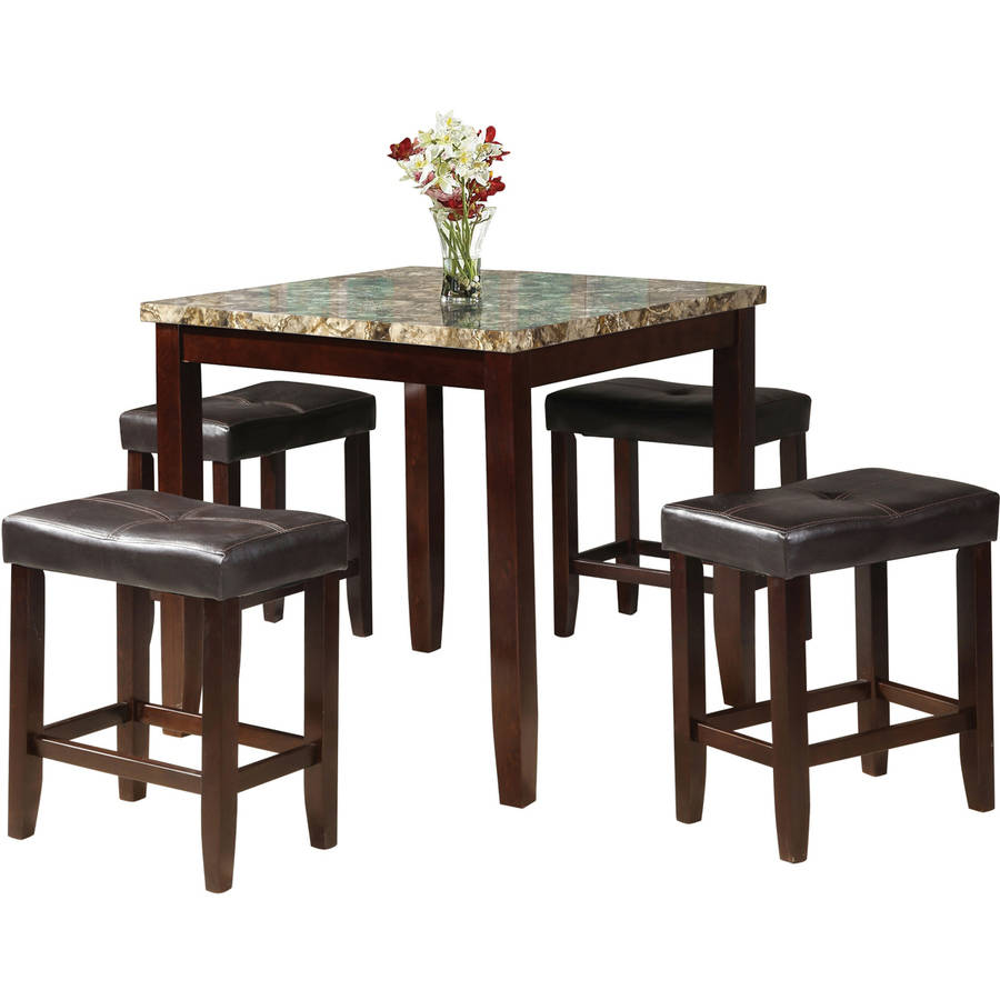 small table and stools