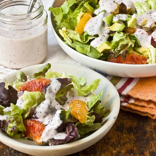 Caesar Salat mit Joghurt Dressing