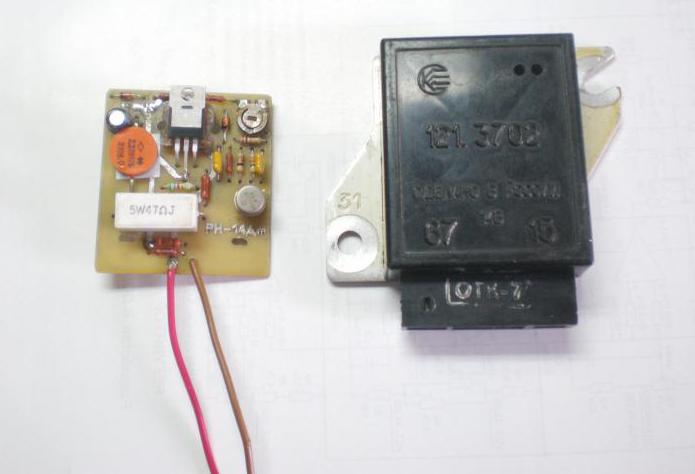 relay voltage regulator VAZ 2107 photo