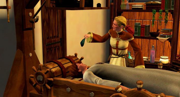 لعبة the Sims 3 القرون الوسطى القراصنة