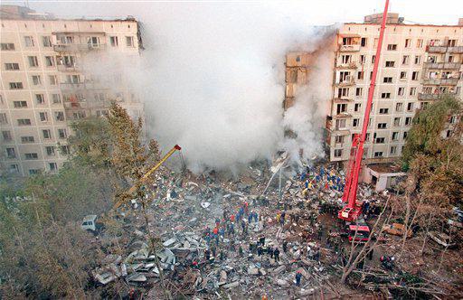 爆発モスクワでは1999年に