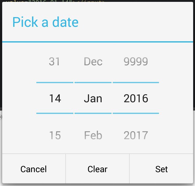 how to change the date on Android
