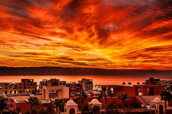 Stadt Aqaba in Jordanien