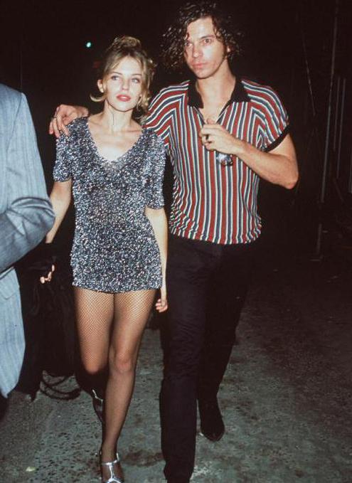 Michael Hutchence and Kylie Minogue