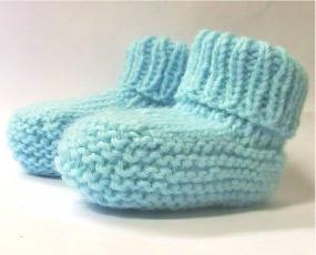 Knitting booties for beginners