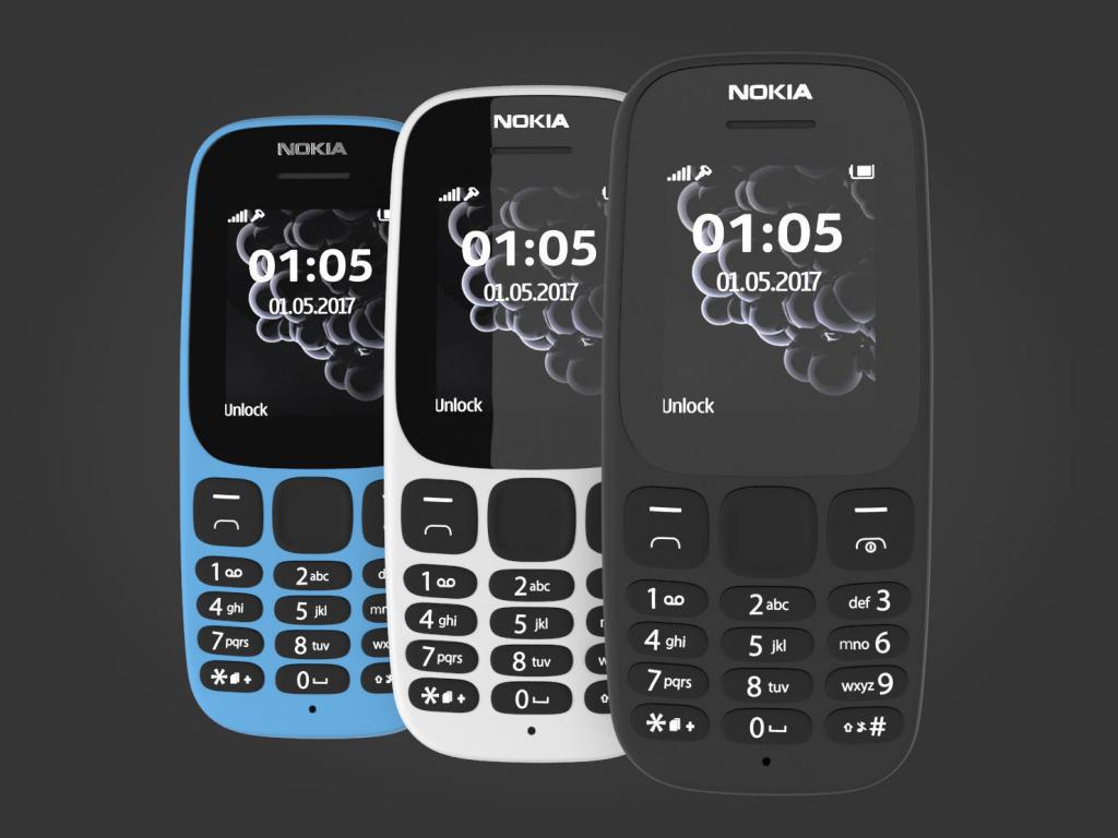 Modell des finnischen Herstellers Nokia 105 (2017)