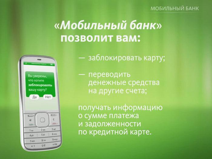 Sberbank saving package mobile banking
