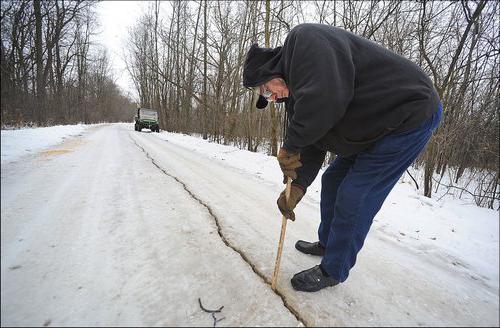 depth of soil freezing in the Moscow region