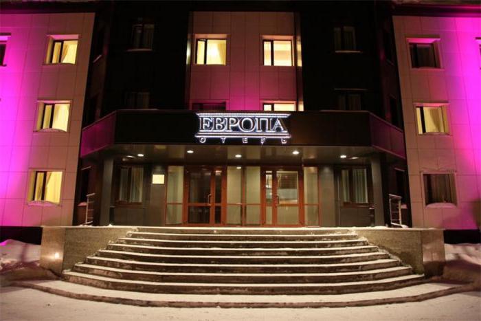 the hotel Europa Noyabrsk