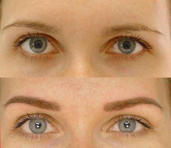 shadow feather eyebrows before and after photos