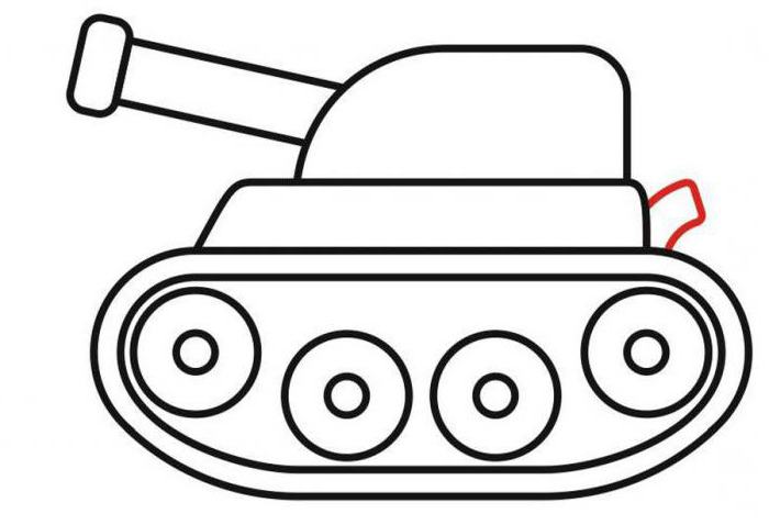 шаблон танка для аплікацыі