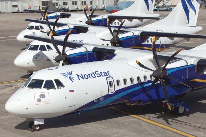 nordstar एयरलाइंस के विमानों