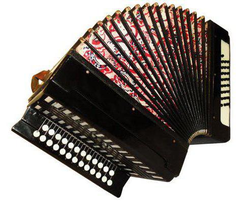 teclado de un acordeón