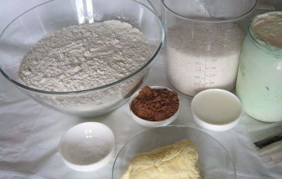 ingredientes para сметанника
