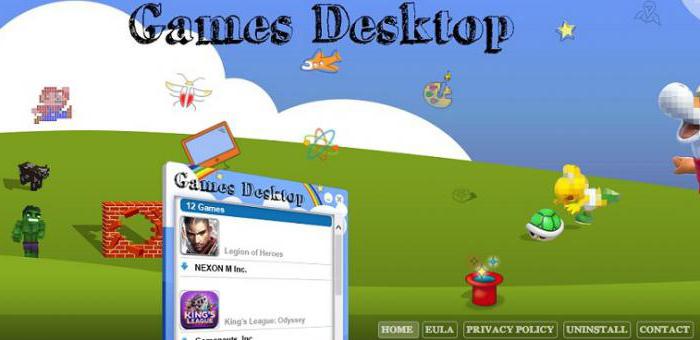 games desktop how to remove
