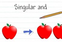 English numbers: singular and plural