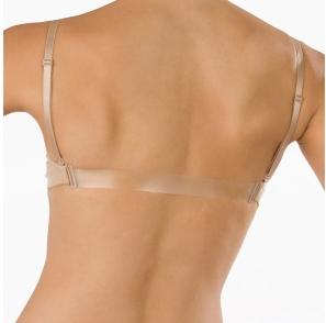 bra with transparent back