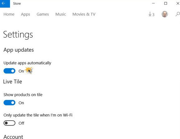 disabling automatic updates in windows 10