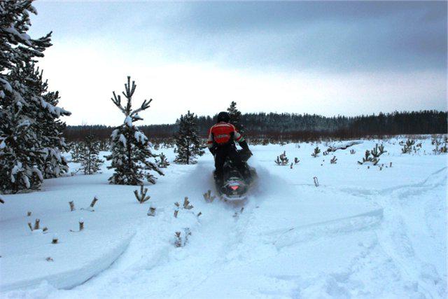 snowmobile hunting