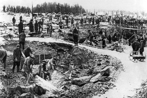 第一教养劳改营中的古拉格集中营