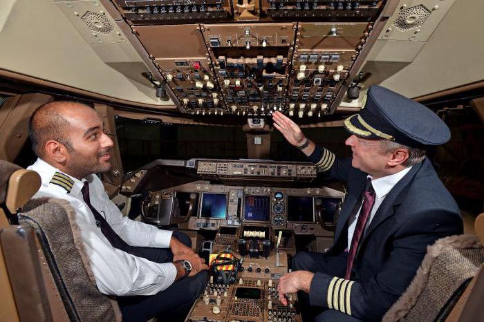 the pilots of civil aviation in Russia