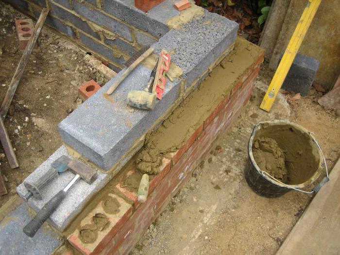 consumption of cement in 1 m2 bricklaying in a half-brick