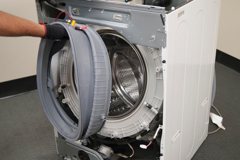 як зняти манжету пральної машини