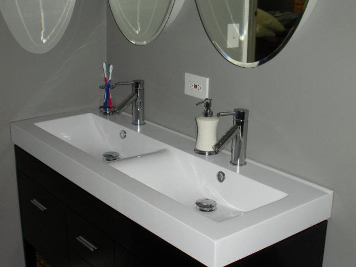double sinks for bathrooms