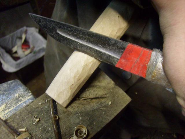 Forging of the Yakut knife.