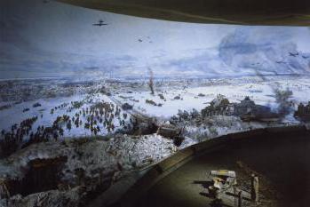 Museum-diorama the Breakthrough of the blockade of Leningrad