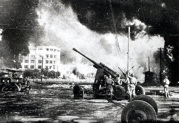 die Schlacht von Stalingrad am 2. Februar