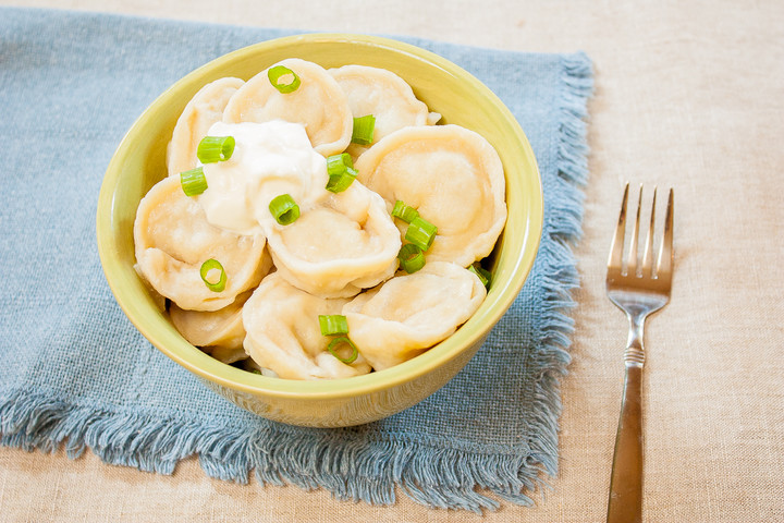 dumplings with minced chicken