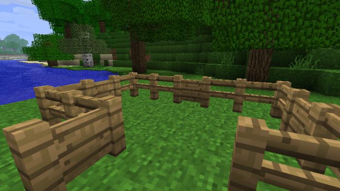 how to build a gate in minecraft