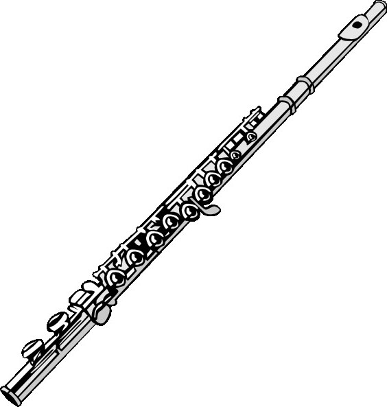 how to draw a flute