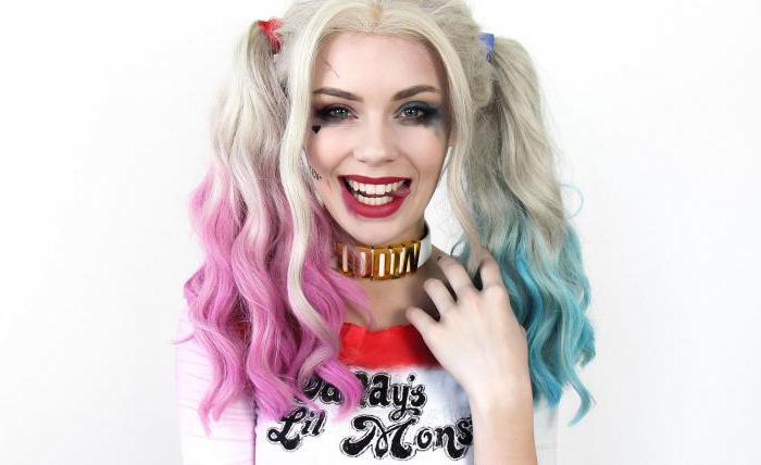 makeup Harley Quinn