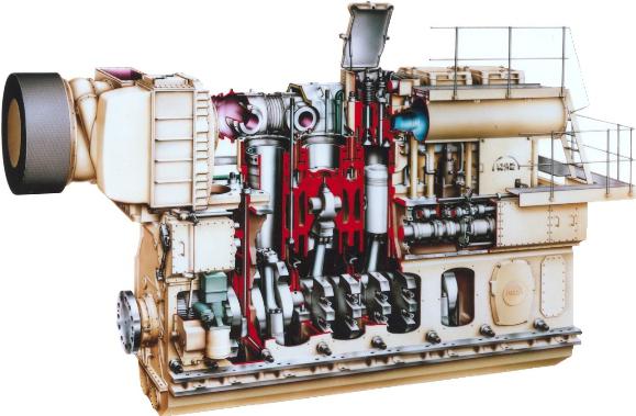 fuel system marine diesel engine