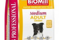 Hundefutter «Биомилл»: Produktbeschreibung und die Rezensionen über ihn