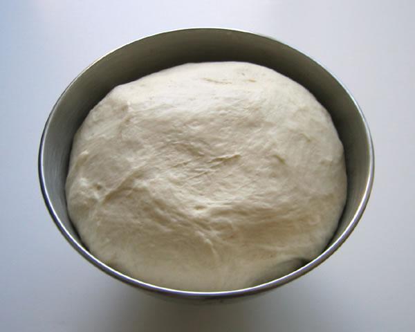 dough on pasties hot water